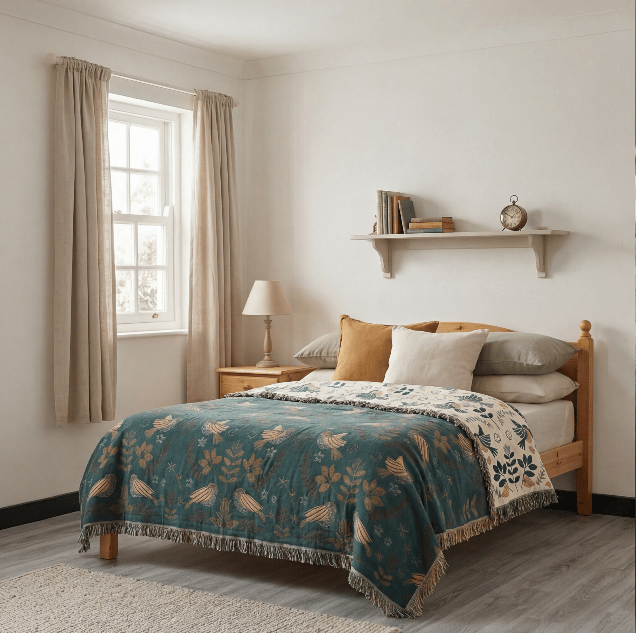 Nordic Birds Blanket