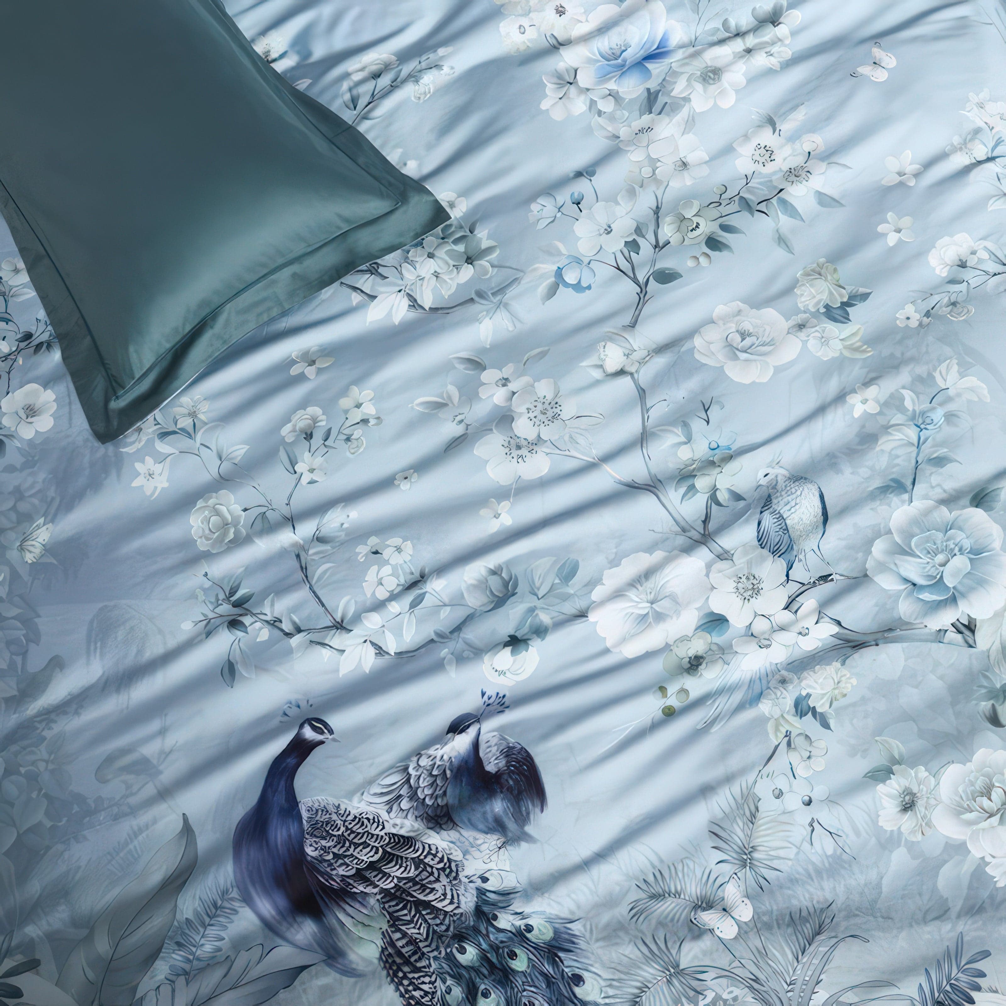 Blue Birds - Duvet Cover