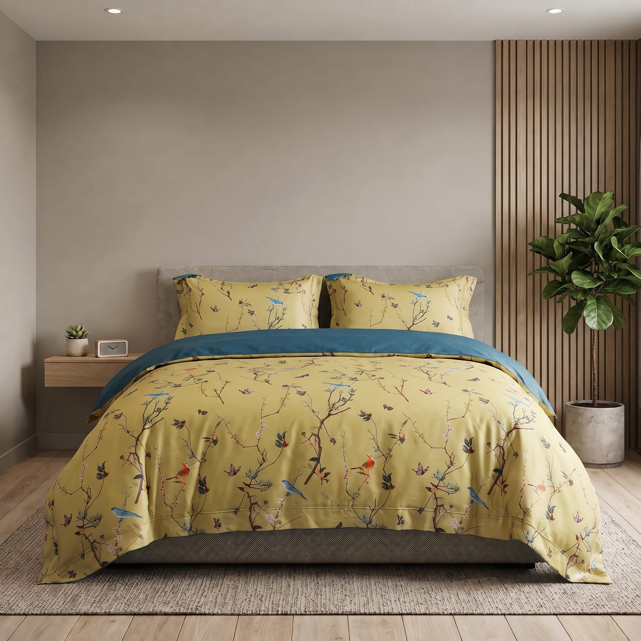 Birds and Flowers - Bedding Set