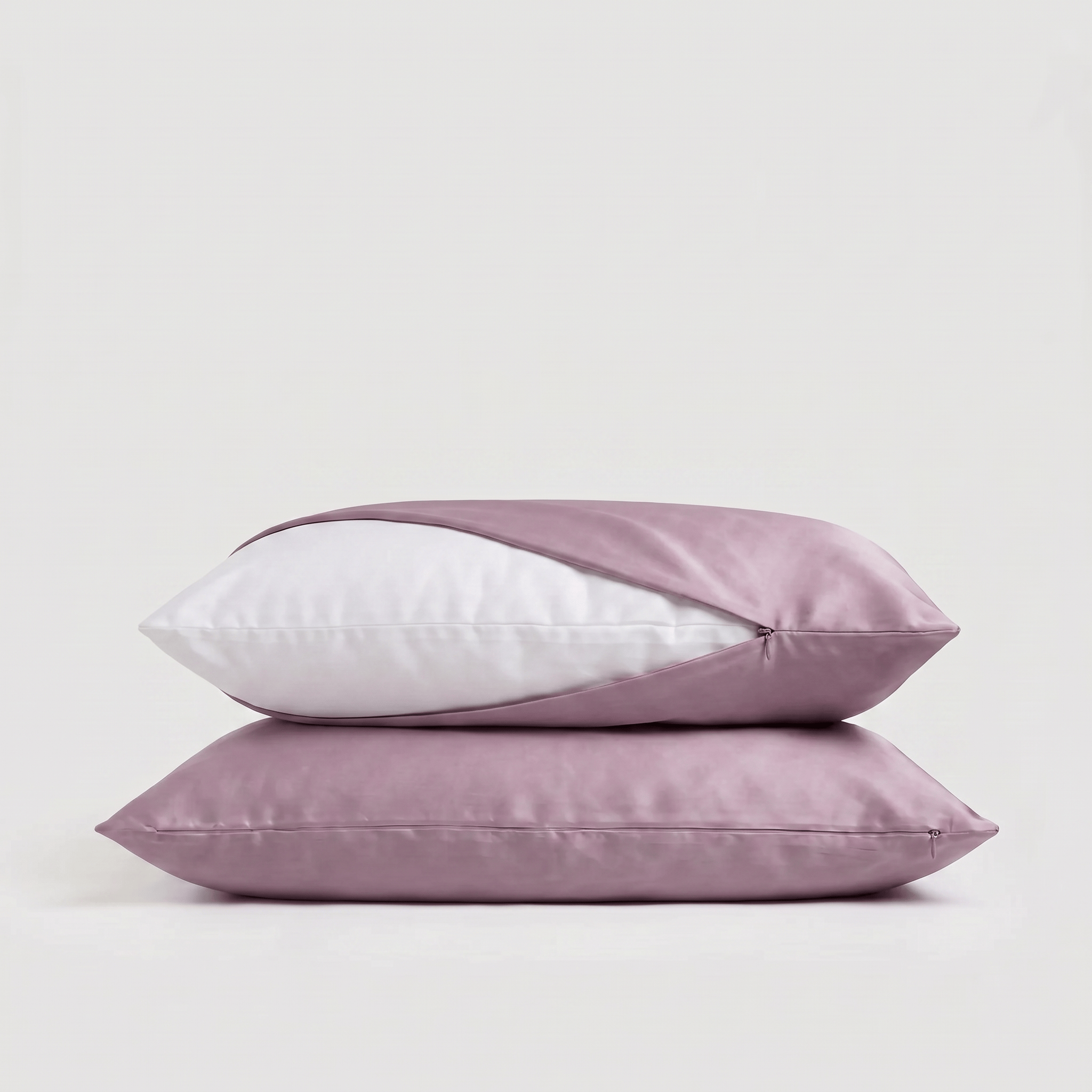 Dusty Mauve - Pillowcase Pair (Easy Change)