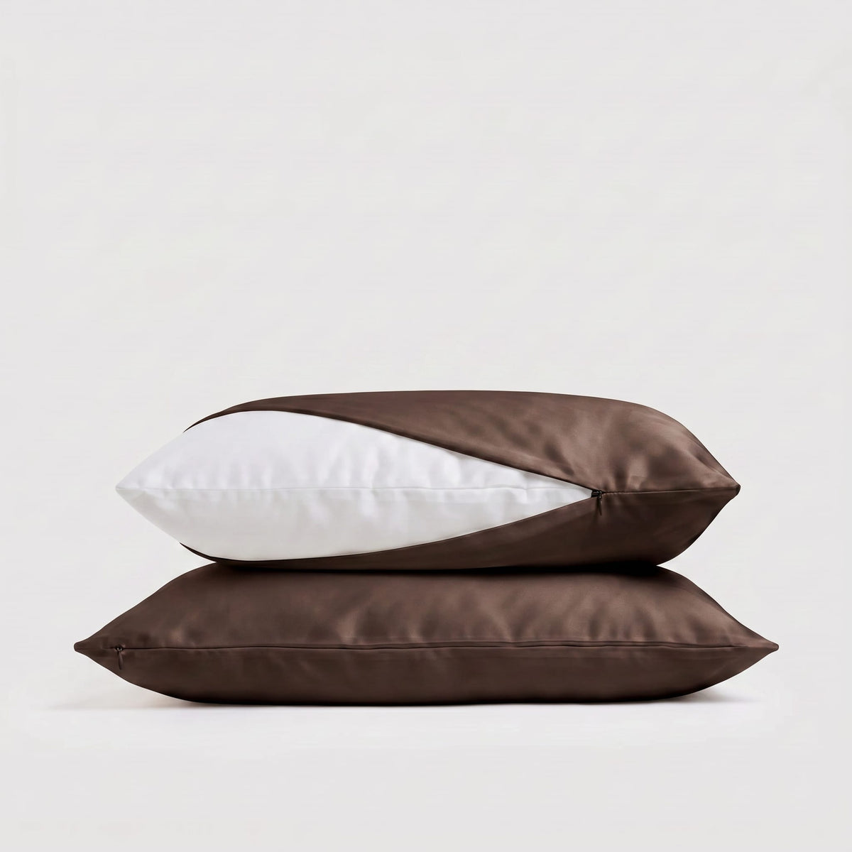 Chocolate - Pillowcase Pair (Easy Change)