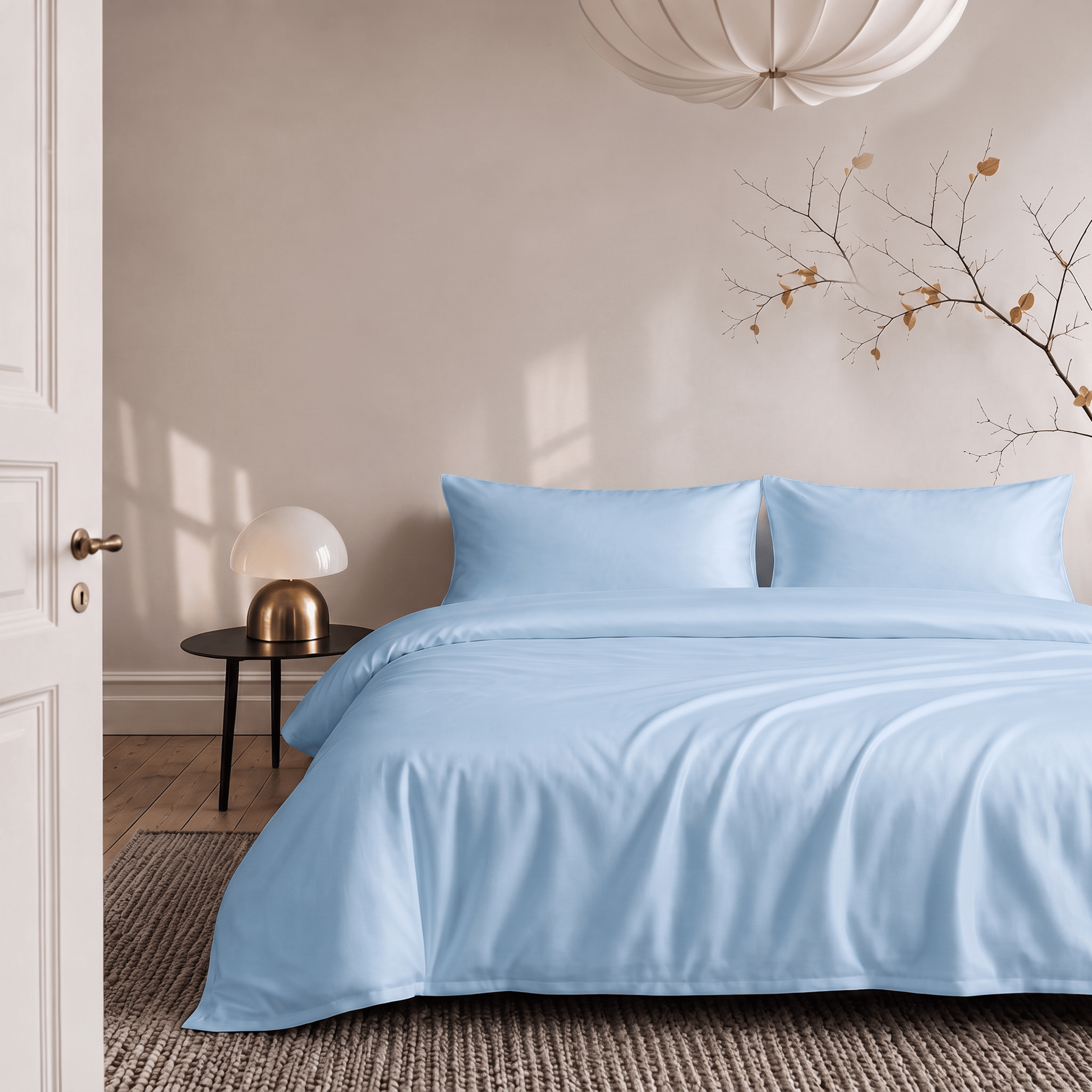 Airy Blue - Bedding Set (Easy Change)