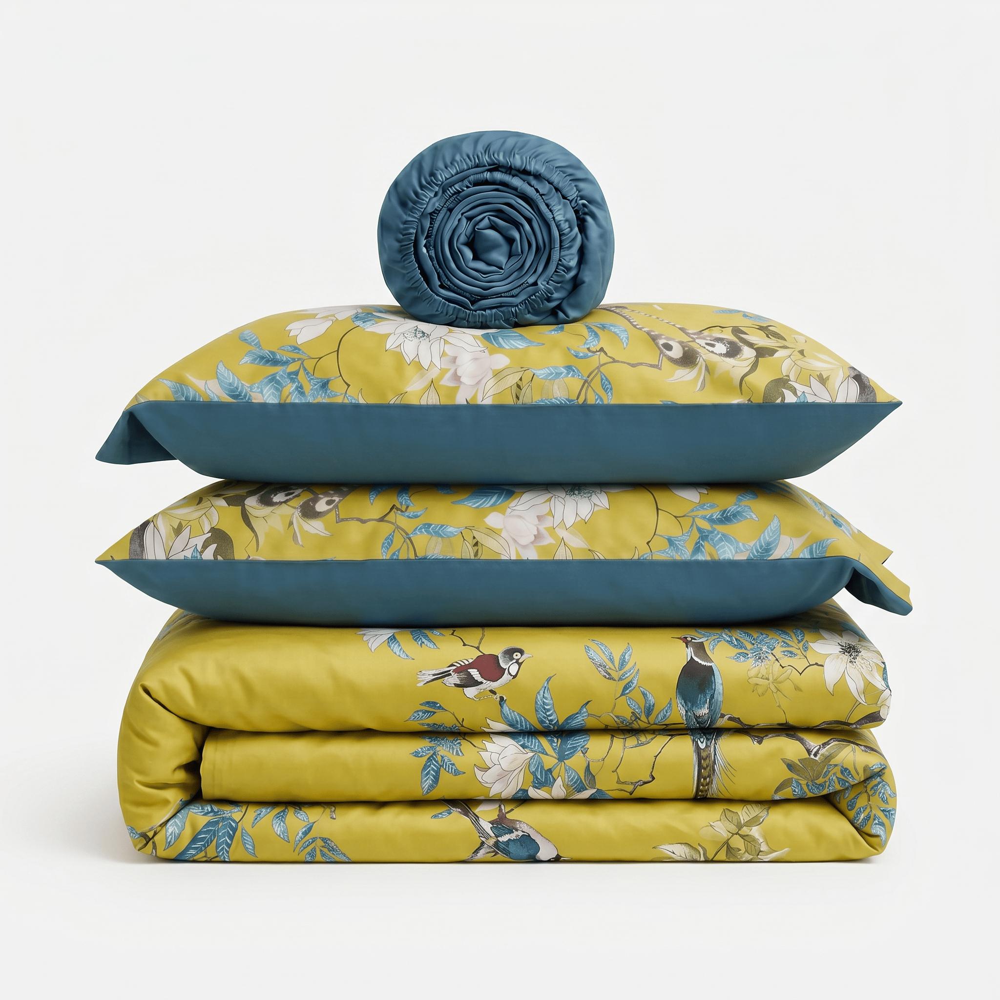 Golden Birds - Bedding Set