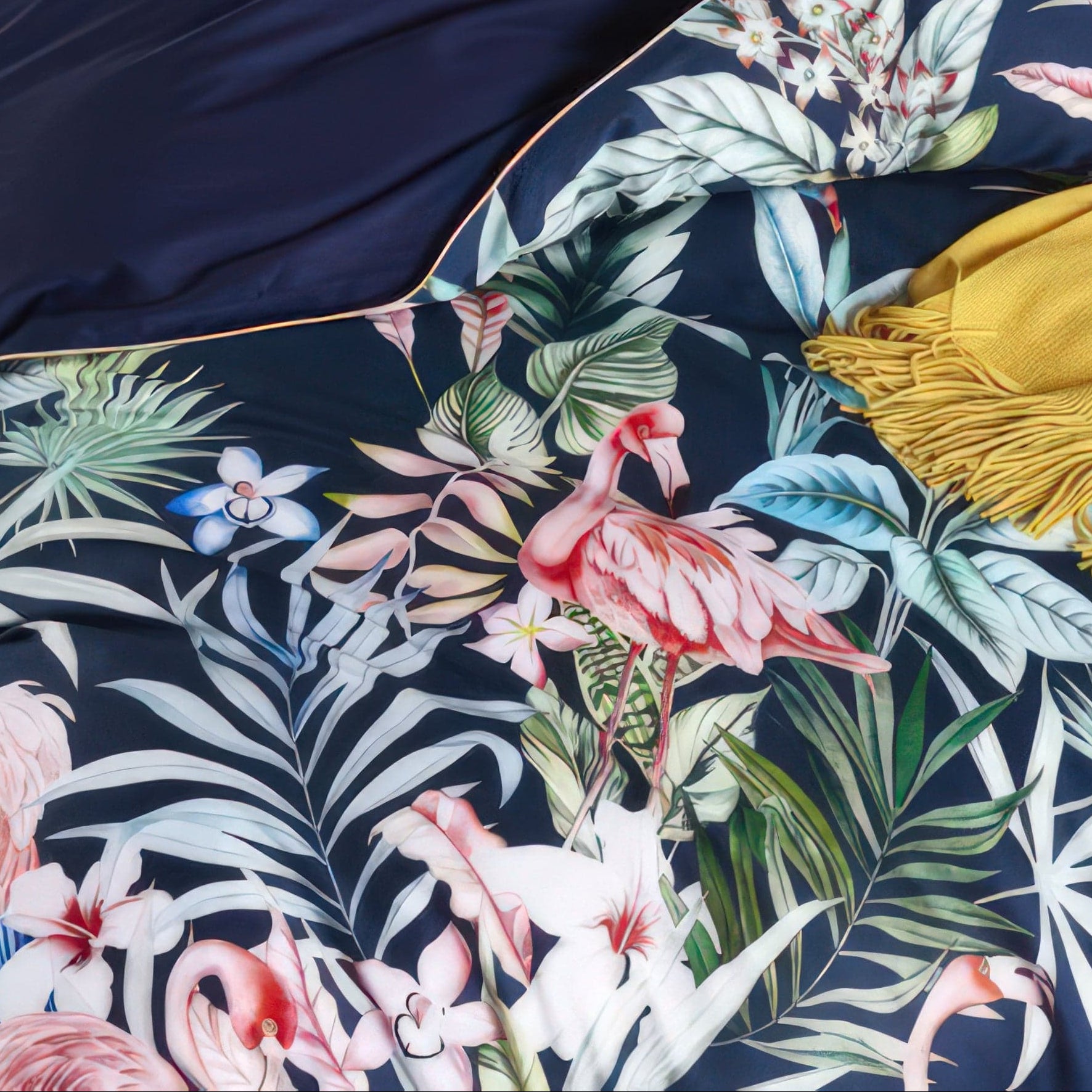 Paradise Flamingo Blue - Bedding Set