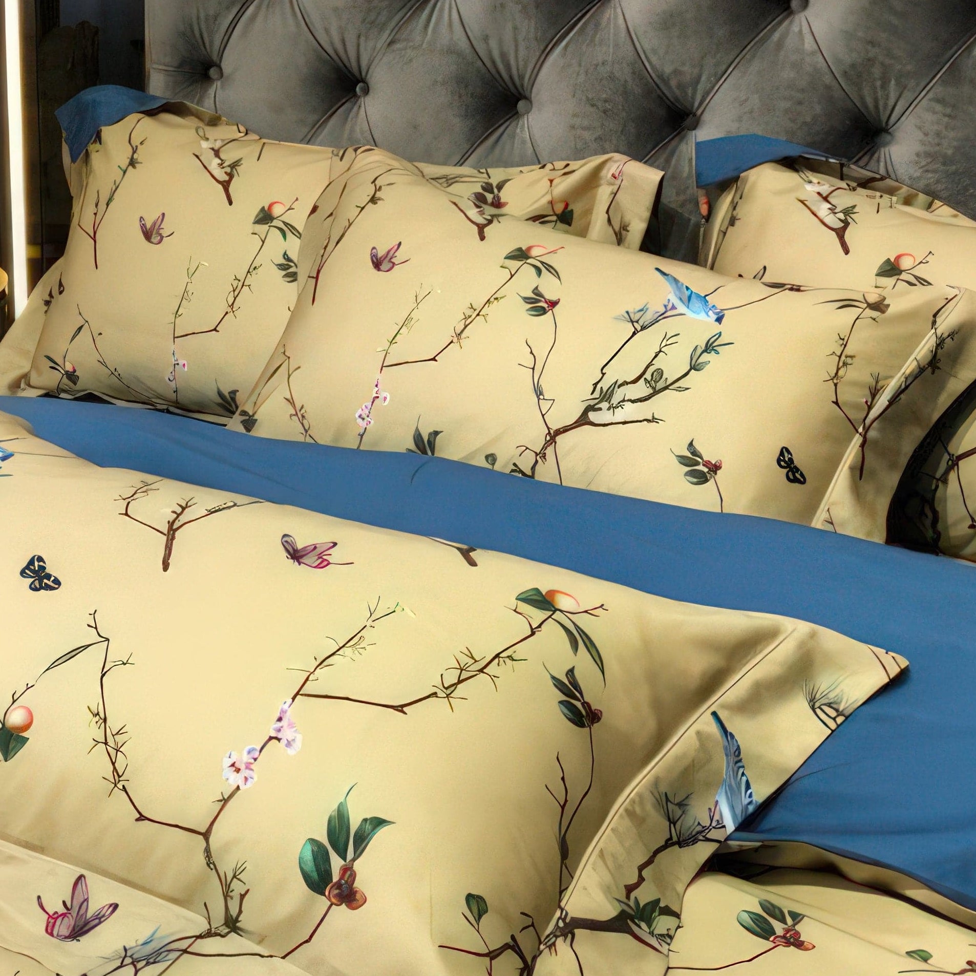 Birds and Flowers - Bedding Set
