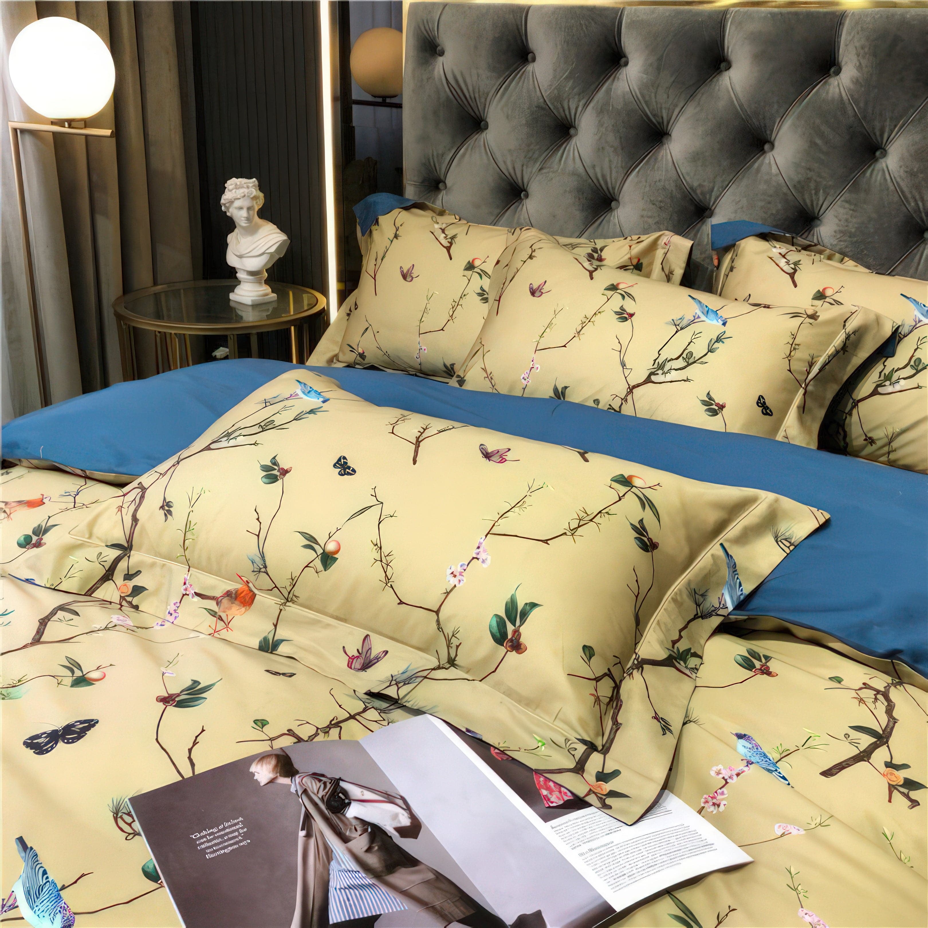 Birds and Flowers - Bedding Set