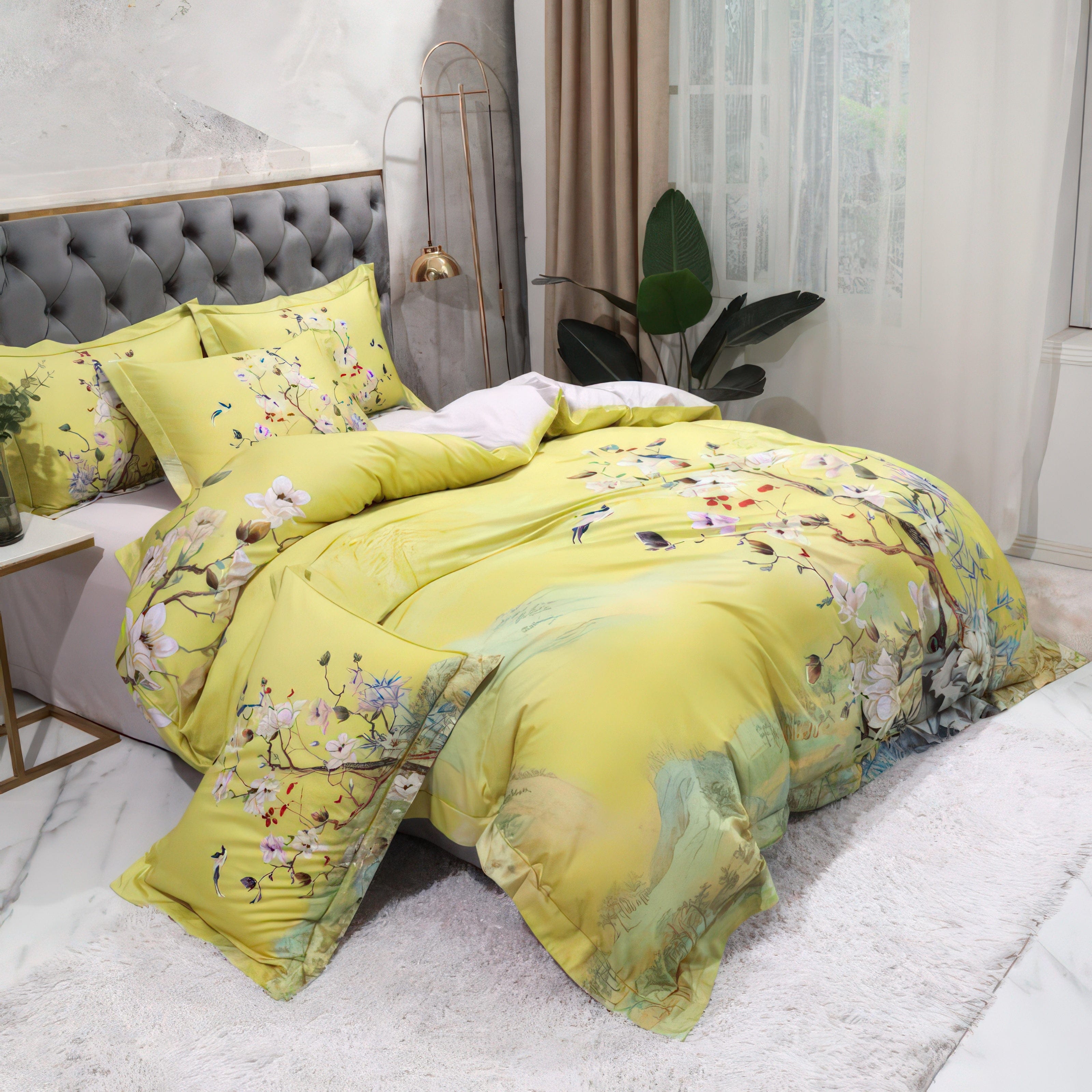 Yellow Notes - Bedding Set