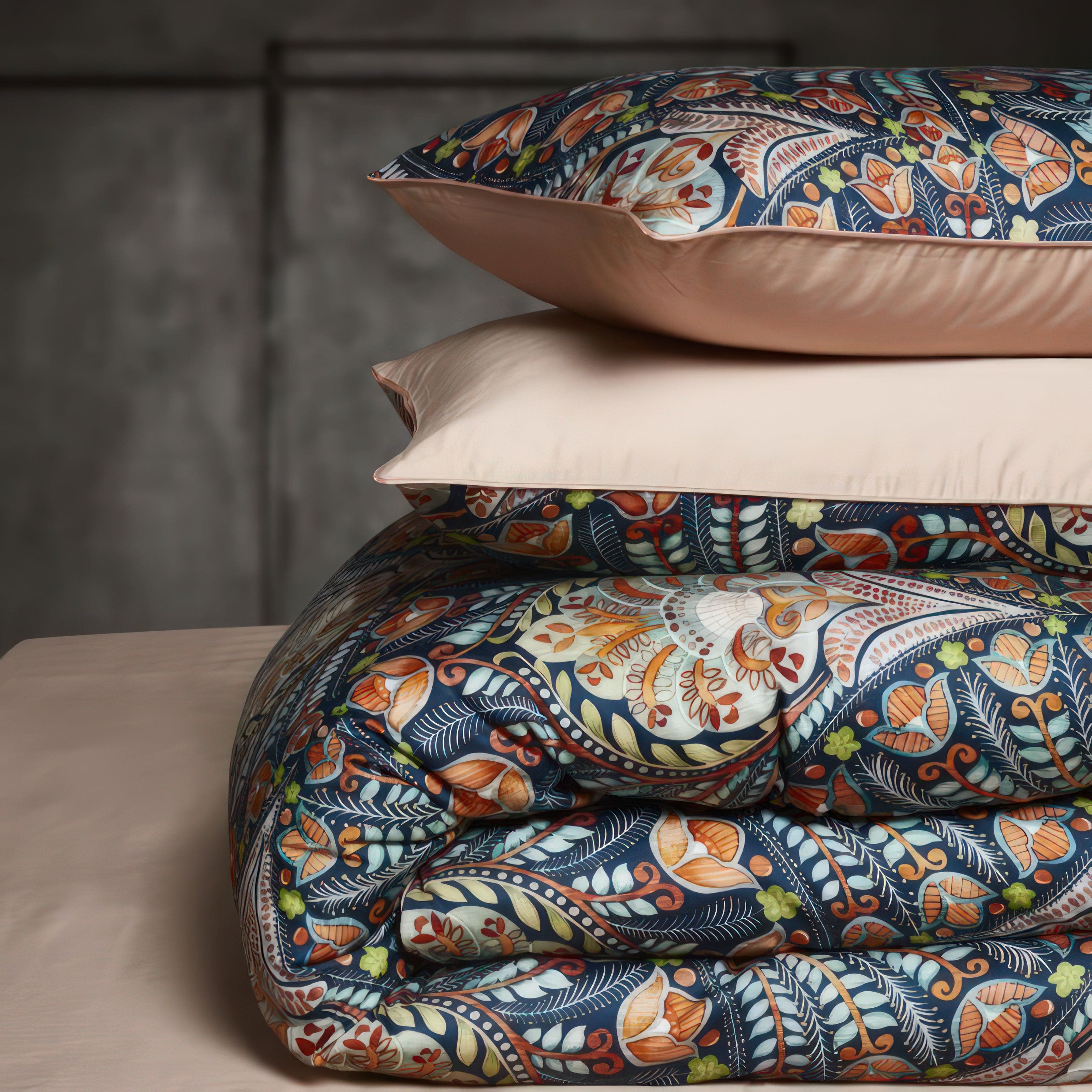 Peacock Tail - Bedding Set