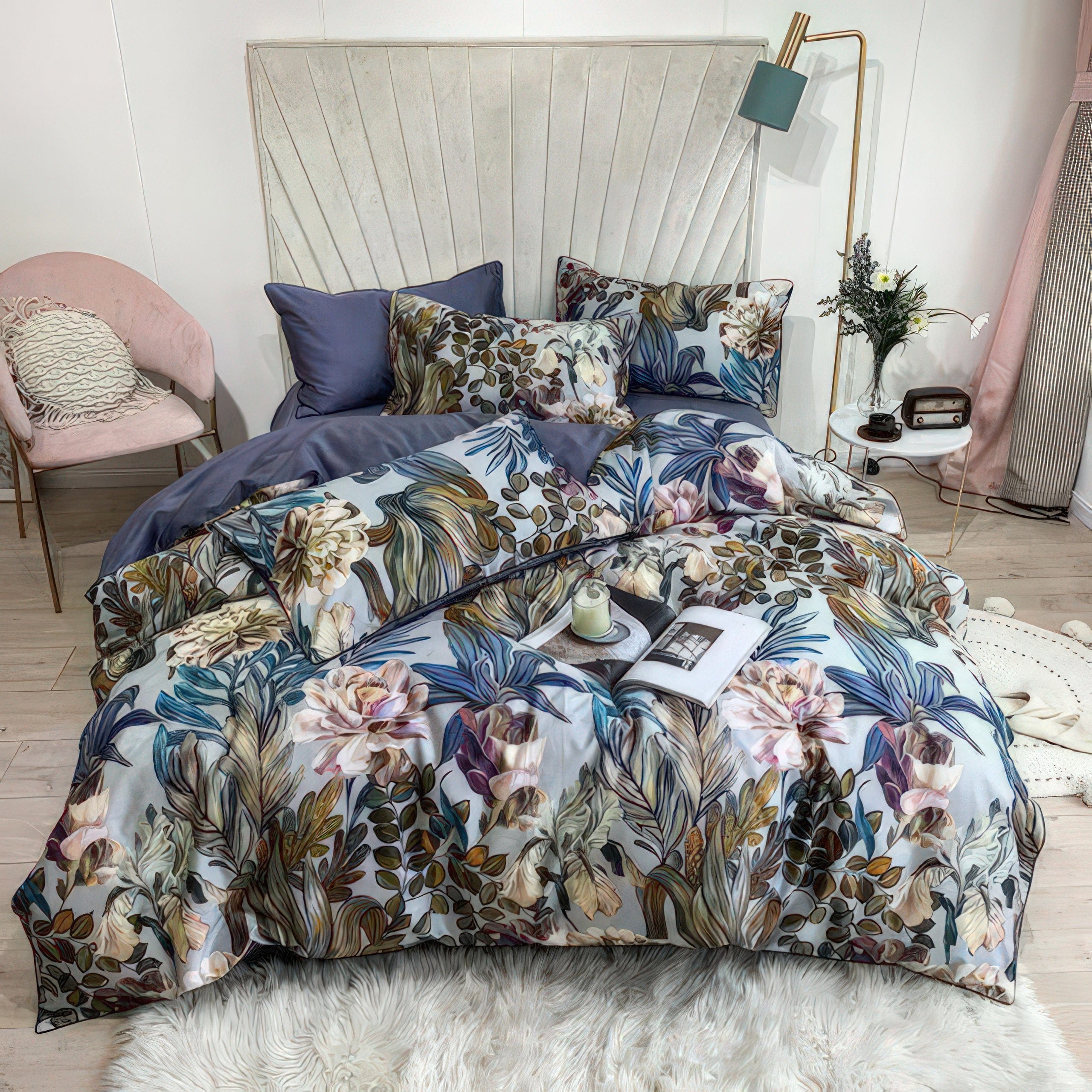 Flower Harmony Iris - Bedding Set