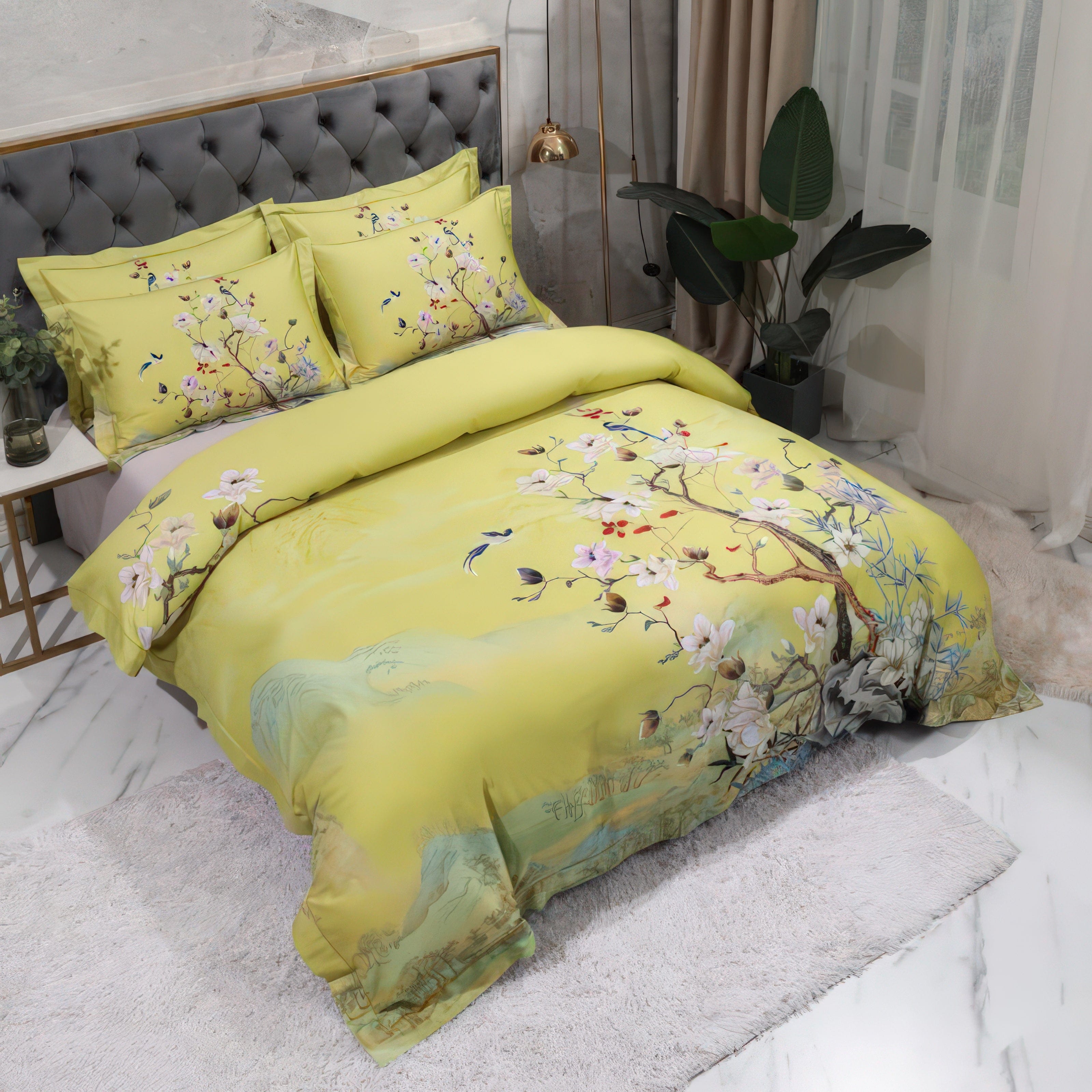 Yellow Notes - Bedding Set